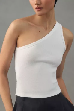 The Zeda Ribbed One-Shoulder Top By Pilcro 13 The Zeda Ribbed One-Shoulder Top By Pilcro -Fashion Clothing Shop 4148920170018 010 b2
