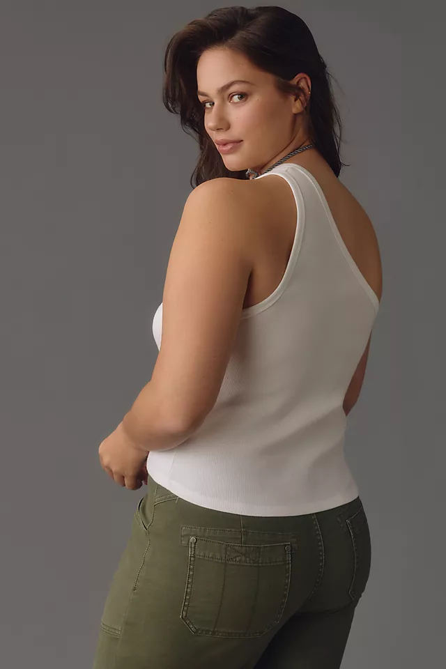 The Zeda Ribbed One-Shoulder Top By Pilcro 11 The Zeda Ribbed One-Shoulder Top By Pilcro - Image 9