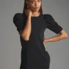 Nation LTD Jules Puff-Sleeve Dress -Fashion Clothing Shop 4149238220041 001 b