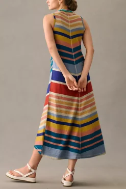 By Anthropologie Chevron Lounge Dress -Fashion Clothing Shop 4149264074444 008 b3
