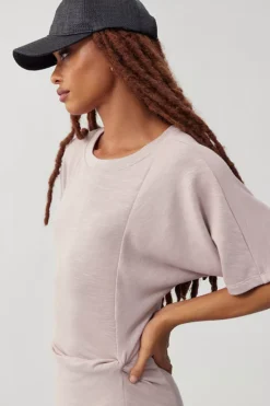 Daily Practice By Anthropologie Side-Twist Tee Dress -Fashion Clothing Shop 4149346380014 023 b4