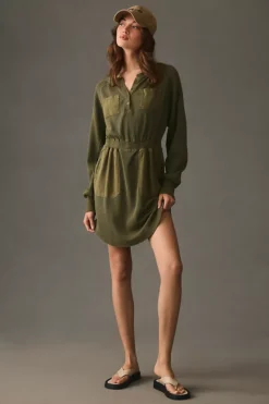 Daily Practice By Anthropologie Everywhere Long-Sleeve Dress -Fashion Clothing Shop 4149346380044 031 b4
