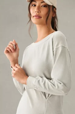 Daily Practice By Anthropologie Darla Long-Sleeve Open-Back Dress -Fashion Clothing Shop 4149346380045 006 b3
