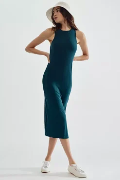 Daily Practice By Anthropologie Slim Racer Dress -Fashion Clothing Shop 4149370060053 042 b4