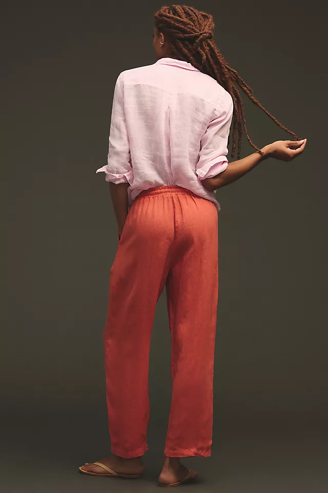 Sundry Pull-On Linen Pants 5 Sundry Pull-On Linen Pants - Image 3