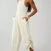 Daily Practice By Anthropologie Seamed Wide-Leg Jumpsuit