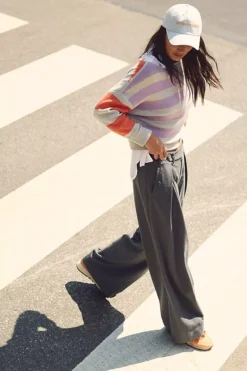 Daily Practice By Anthropologie Glen Striped Sweater