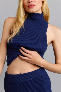 T.la Mock-Neck Rib Knit Tank 7 T.la Mock-Neck Rib Knit Tank -Fashion Clothing Shop 4149609690066 041 b2