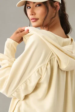 Daily Practice By Anthropologie Hooded V-Neck Pullover -Fashion Clothing Shop 4149683940011 011 b4