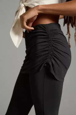 Daily Practice By Anthropologie Ruched Skirt Leggings -Fashion Clothing Shop 4149916210029 001 b3