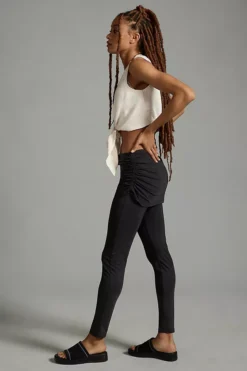 Daily Practice By Anthropologie Ruched Skirt Leggings -Fashion Clothing Shop 4149916210029 001 b5