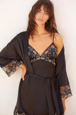 Flora Nikrooz Rosa Lace-Trimmed V-Neck Chemise -Fashion Clothing Shop 44168433 001 b5