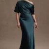 Amsale Pryce Off-Shoulder Satin Column Gown -Fashion Clothing Shop 63317507 037 b