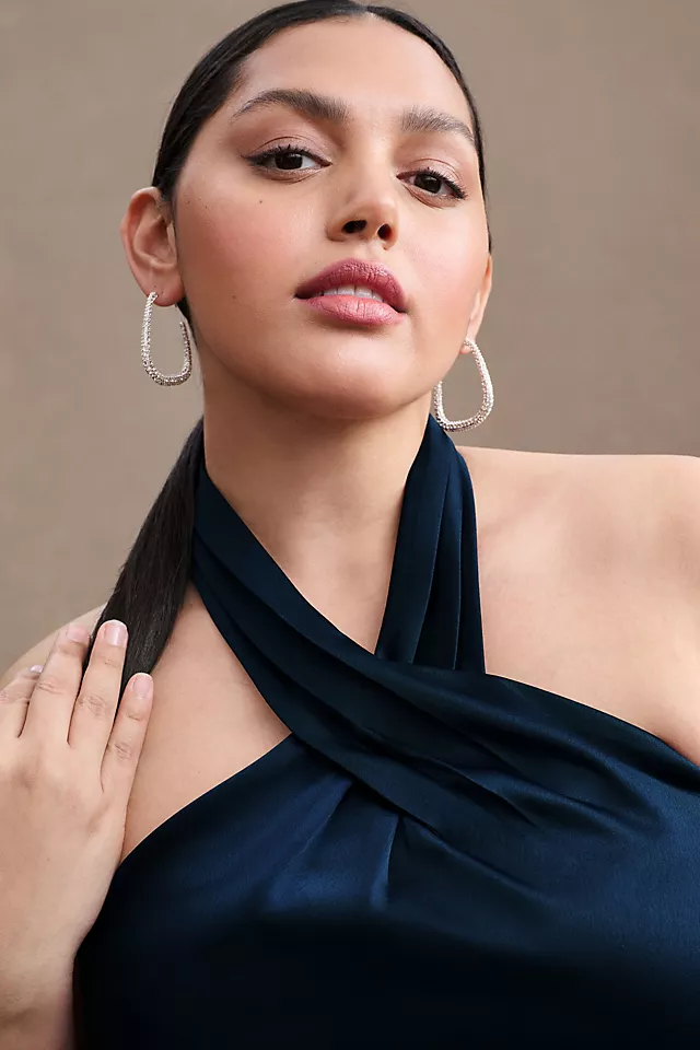 BHLDN Ruby Twist Halter Satin Gown 9 BHLDN Ruby Twist Halter Satin Gown - Image 7