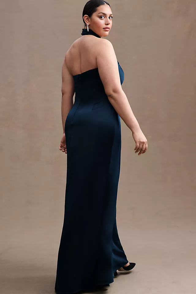 BHLDN Ruby Twist Halter Satin Gown 8 BHLDN Ruby Twist Halter Satin Gown - Image 6