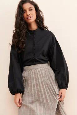 Just Female Senna Button Blouse -Fashion Clothing Shop 64638067 001 m4