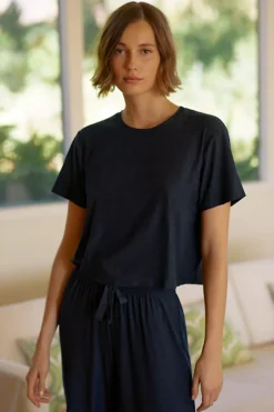 Beyond Yoga Lounge Tee -Fashion Clothing Shop 64705619 002 b4