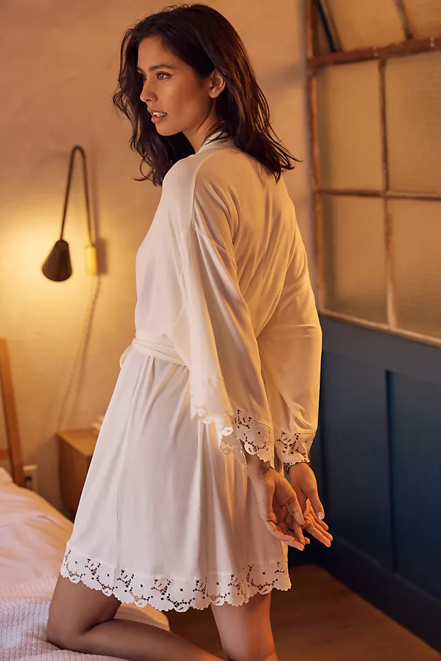 Eberjey Naya Lace Robe 4 Eberjey Naya Lace Robe - Image 2