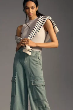 Daily Practice By Anthropologie Utility Wide-Leg Pants -Fashion Clothing Shop 66173956 030 b3