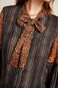 Conditions Apply Mairead Tie-Neck Blouse -Fashion Clothing Shop 69123818 020 m3