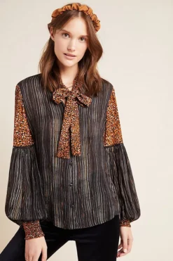 Conditions Apply Mairead Tie-Neck Blouse -Fashion Clothing Shop 69123818 020 m4