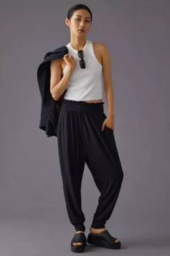 Daily Practice By Anthropologie Smocked Harem Pants