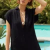 LSPACE Mika Gauzy Cover-Up Romper -Fashion Clothing Shop 69793230 001 b