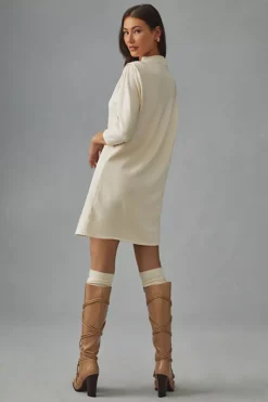 Stateside Pleated Fleece Dress -Fashion Clothing Shop 80093370 012 b3