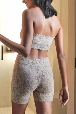 Hanky Panky Lined Lace Bandeau Bra -Fashion Clothing Shop 80647027 013 b3