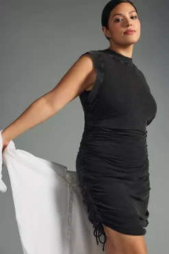 Daily Practice By Anthropologie Sleeveless Ruched Mini Dress -Fashion Clothing Shop 80768336 001 c