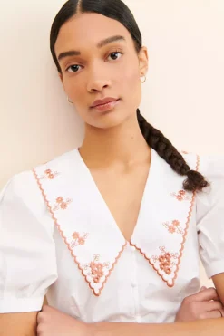 Greylin Janis Poplin Buttoned Blouse -Fashion Clothing Shop 81232787 010 m3