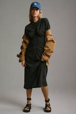 Grey State Ruched Mable Dress