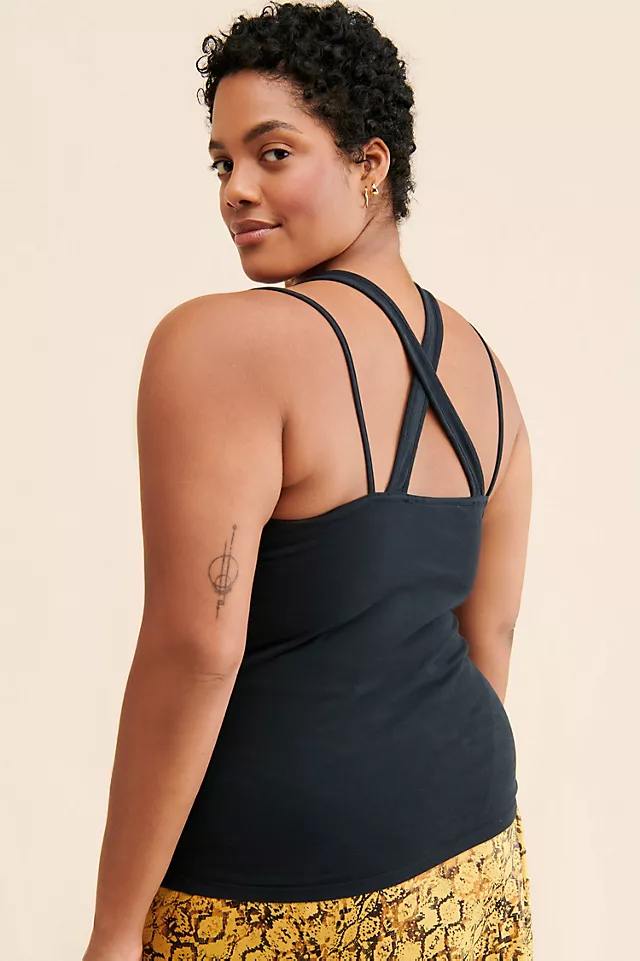 Anthropologie Maeve Deep-V Strappy Tank 4 Anthropologie Maeve Deep-V Strappy Tank - Image 2