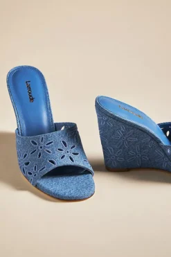 Larroudé Jackie Wedge Sandals -Fashion Clothing Shop 81260994 091 b3