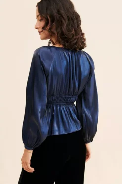 Line + Dot Donna Shimmer Blouse -Fashion Clothing Shop 81738288 040 m2