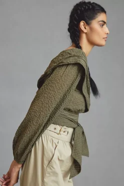 Anthropologie Maeve Cropped Wrap Top 9 Anthropologie Maeve Cropped Wrap Top -Fashion Clothing Shop 81739203 030 m3