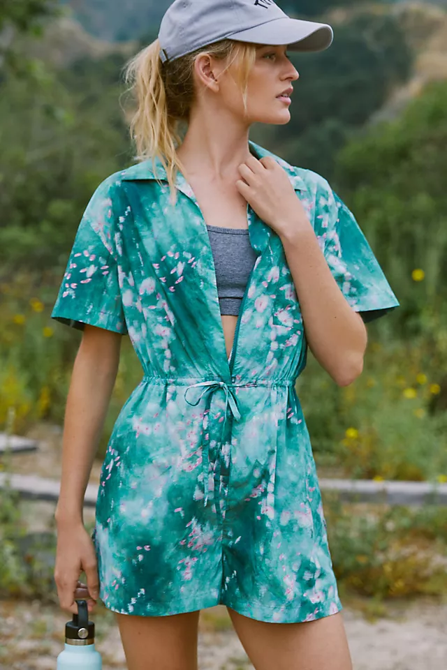 Sweaty Betty Anytime Short-Sleeve Romper 3 Sweaty Betty Anytime Short-Sleeve Romper