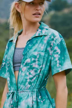 Sweaty Betty Anytime Short-Sleeve Romper 7 Sweaty Betty Anytime Short-Sleeve Romper -Fashion Clothing Shop 82023409 038 b3