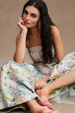 Mac Duggal Amelie Floral Brocade Strapless Gown 10 Mac Duggal Amelie Floral Brocade Strapless Gown -Fashion Clothing Shop 82493404 000 b