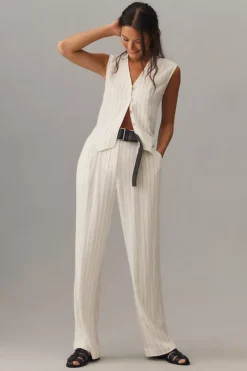 Donni Pinstripe Pants