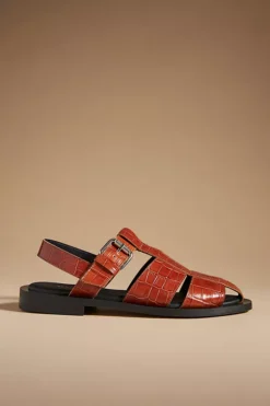 Maeve Wide-Banded Fisherman Flats