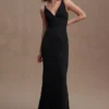 BHLDN Tatum V-Neck Stretch Crepe Gown -Fashion Clothing Shop 82976747 001 b2