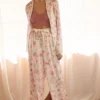 Rachel Parcell Lace-Trimmed Printed Sleep Set