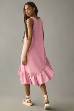Daily Practice By Anthropologie Asymmetrical Ruffle-Hem Dress -Fashion Clothing Shop 83086181 066 b3