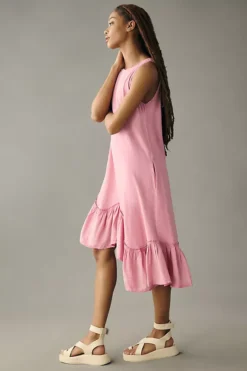 Daily Practice By Anthropologie Asymmetrical Ruffle-Hem Dress -Fashion Clothing Shop 83086181 066 b4