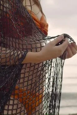 Metallic Crochet Fringed Kimono -Fashion Clothing Shop 83426023 001 vid