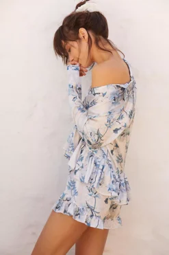 Livenza Petra Blue Pajama Short Set -Fashion Clothing Shop 83517391 040 b3