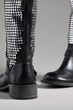 Vicenza Studded Moto Boots -Fashion Clothing Shop 84705656 001 b3
