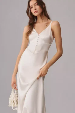 Reformation Esa Silk Dress -Fashion Clothing Shop 85101616 011 b4