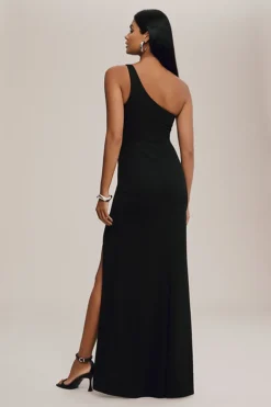 BHLDN Hallie One-Shoulder Stretch Crepe Maxi Gown -Fashion Clothing Shop 85179257 001 b3